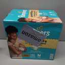 Pampers Swaddlers Diapers, Size 0 (up to 10 lbs), 140 Count, Absorbent, Keeps Baby Dry and Comfortable, Skin Safe Disposable Baby Diaper 