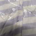 Sky Blue and White Striped Sheets - 1 Flat & 1 Fitted Sheet & 2 Pillowcases w/ Deep Pockets - Comfy, Wrinkle & Fade Free - Soft, Breathable and Cooling - Pinstripe Patterned Bedding - Queen Size
