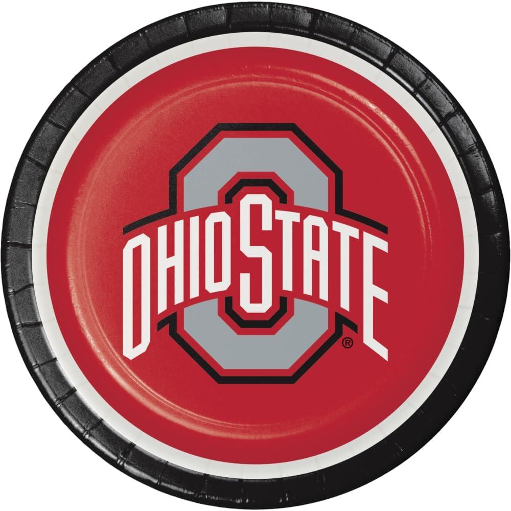 Trendware Ohio State University Paper Plates, 48 ct