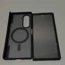 MOBOSI Magnetic for Z Fold 7 Case with Privacy Screen Protector, Samsung Galaxy Z Fold7 Cover[Compatible with Magsafe & Full Body Hinge Protection] Shockproof Phone Cases for zfold 7, Jet Black