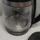 Chefman Electric Kettle, 1.8L 1500W, Hot Water Boiler, Removable Lid for Easy Cleaning, Auto Shut Off, Boil-Dry Protection, Stainless Steel Filter, BPA Free, Borosilicate Glass Electric Tea Kettle (Black)