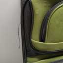 U.S. Traveler Rio Lightweight Softside Rolling Carry-on Suitcase, 2-Wheel Single, Green, 21"