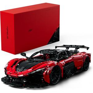 Nifeliz ASIL Sports Car Building Set, 1:8 Scale Advanced Collectible Car Model Set for Adults, Display Gift for Racing Fans (4099 PCS, NF10293)
