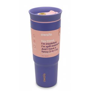 Owala 2in1 Lid 24 oz Purple with Pink Accents - No Straw