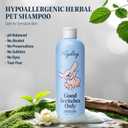 FLYDOG Dog Shampoo Itchy Skin Relief - Honeysuckle Anti Itch Dog Shampoo Sensitive Skin, Hypoallergenic All Natural Shampoo for Flaking & Odors, Reduces Sheddin (400ml)
