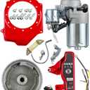 YAMAKATO Electric Start Kit for Honda Gx160 GX200 5.5HP 6.5HP Small Engines, 163cc-196cc Key Box Electrical Starter for Motor Upgrade