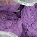 MABOZOO Chunky Yarn for Crocheting 8 Pack,Dark Purple Yellow Fluffy Jumbo Chenille Yarn,Soft Plush Yarn Bulky,Giant Thick Fuzzy Yarn for Hand Knitting or Arm Knitting (31.7 yds,8 oz Each Skein)