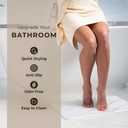 TOSORO - Stone Bath Mat Diatomaceous Earth Shower Mat Non-Slip Super Absorbent Diatomite Stone Bath Mats for Bathroom Floor Quick Drying Natural Easy to Clean (23.5 x 15) - Sandstone, Pack of 1