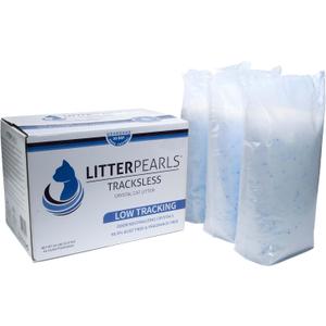 Litter Pearls Tracksless Unscented Non-Clumping Crystal Cat Litter with Odorbond, 20 Pounds