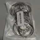 Pawfly 24 Pack Loose Leaf Binder Rings 3 Inch Smooth Steel Book Rings for Index Cards Flash Cards Receipts Memos Photos and Files Heavy Duty Organizers Loops for Office School and Home Use