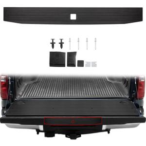 RANSOTO Tailgate Molding Trim Compatible with 2023 2024 2025 Ford F250 F-250 F350 F-350 Super Duty Flexible Flex Step Cap Top Protector Cover