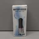 Water Flosser, Water Dental Flosser Pick for Teeth, IPX7 Waterproof Oral Irrigator, 3 Modes 4 Replaceable Jet Tips, Professional Flossing Cleaning Picks for Home Travel Gums, Braces Care (Black)