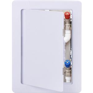 Suteck Plastic Access Panel for Drywall Ceiling 4 x 6 Inch Reinforced Plumbing Wall Access Doors Removable Hinged White