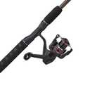 Ugly Stik GX2 Spinning Reel and 6' Fishing Rod Combo Travel Kit, Includes Cloth Travel Bag, 4-Piece, Graphite and Fiberglass Rod with Clear Tip Design