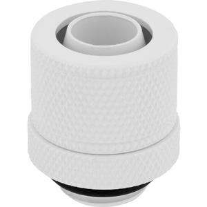 Corsair Hydro X Series XF Compression 10/13mm (3/8 / 1/2) ID/OD Fitting Four Pack White, 4-Pack