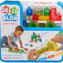 Goliath Jelly Blox Vrooom! Truck Kit | Includes 35 Blocks | Toddler & Preschool Building Blocks Kids Can Squeeze, Stretch, Squish | Safety Tested & Ouch-Free | Tactile, Sensory Play Toy for Ages 2+