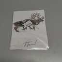 2 x AnyDesign 3Pcs Christmas Wall Art Prints 11x14in Santa Claus Reindeer with Sleigh Art Poster Decor Large Aesthetic Xmas Posters Room Decor for Gallery Living Room Bathroom Wall Decor(UNFRAMED)