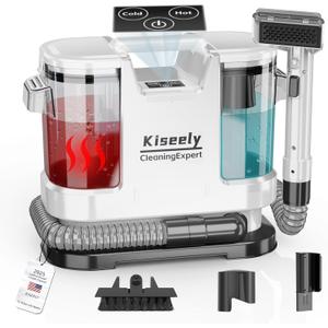 Portable Carpet and Upholstery Deep Cleaner, Instant Heating Rugs Cleaner, Powerful Suction&Deep Cleaning Cleaner Machine for Carpet, Couch, Car, Pets (ZM3)