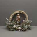 Artificial Pine Branches 17.7" Faux Cedar Pine Stem Fake Greenery Pines Picks with Red Berries Suitable for DIY Christmas-Themed Decorations and Styles