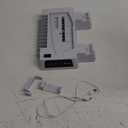 YOGES Compatible with PS5 Slim Cooling Station with Temperature Sensor, 2H Fast PS-5 Slim Dual Controller Charger Station, PS-5 Slim Cooling Stand Charging Station Accessories Cooler Fan, White