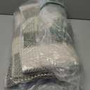 OJIA Outdoor Rug 3'x5', Washable Entryway Rugs Indoor Front Door Mat Cotton Woven Checkered Front Door Rug Small Area Rug Outdoor Doormat for Porch Kitchen Patio Bathroom (Green/White/Tan)