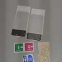 3 Pack Privacy Screen Protector for iPhone 14 Pro Max 6.7 Inch with 3 Pack Camera Lens Protector, Anti Spy Tempered Glass Film, Anti-Scratch, Touch Sensitive, Case Friendly