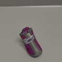 QUMY Dog Shoes for Small Dogs, Puppy Dog Boots & Paw Protector for Winter Snow Day, Summer Hot Pavement, Waterproof in Rain Weather, Ourdoor Hiking, Indoor Hardfloors Skid-resistant Sole Purple Size 2