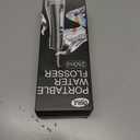 Water Flosser, Water Dental Flosser Pick for Teeth, IPX7 Waterproof Oral Irrigator, 3 Modes 4 Replaceable Jet Tips, Professional Flossing Cleaning Picks for Home Travel Gums, Braces Care (Black)