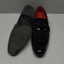 Bruno Marc Men's Tuxedo Patent Loafers Classic Velvet Slip-on Dress Shoes (9.5)