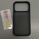 TORRAS for iPhone 17 Pro Case, Beyond Military-Grade Protection, Camera Control Button, DIY Buttons, Translucent Matte Slim Thin Shockproof Hard Back Anti-Scratch case for iPhone 17 Pro, Deep Blue