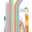 BioSmart Silicone Straws with Brush 7 Count, 1 EA