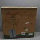 YULETIME 62-Inch Pre-Lit 3D Snowman, Pop-Up Lighted Christmas Snowman with 100 LED Warm White Lights