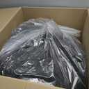 AIOOO 4 Corners Post Princess Curtain Bed Canopy Double Layer Cozy Mosquito Net Mesh and Cloth for Adults Bedroom Decoration (Double-Black/Black, 64" W*82" L*82"*H/(Queen))