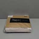 CozyLux Satin Sheets Queen Size Bed Set - 4 Piece Silky Queen Sheet Set, Luxury Beige Queen Sheets with Smooth and Soft Microfiber, Includes 1 Fitted Sheet, 1 Flat Sheet and 2 Pillowcases