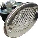 316 Stainless Steel 12V Hidden Flush Mount 5190512 Marine Boat Horn Two Hole Installation Spacing of 114.3 mm