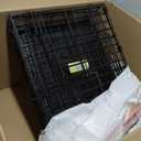 Soulbond Acrylic Dog Playpen Indoor with Partition, 24 Inch,Black,12 Panels