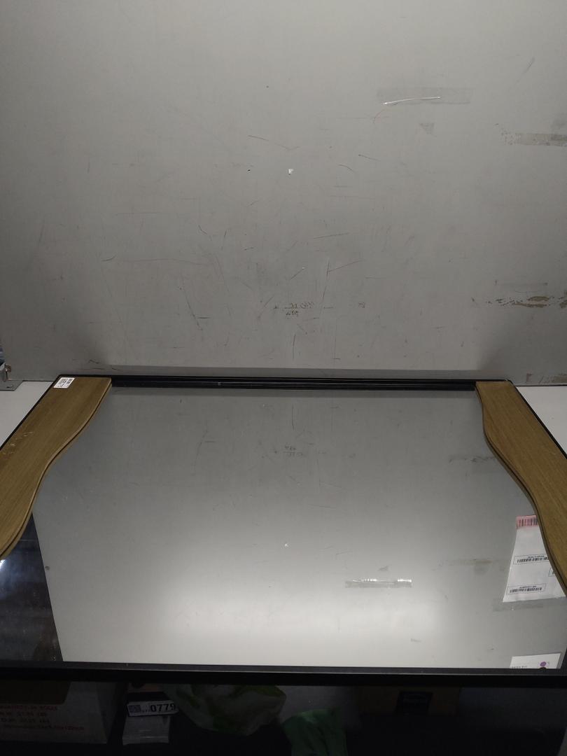 MV 30x40 WAVE MIRROR BLACK WALNUT