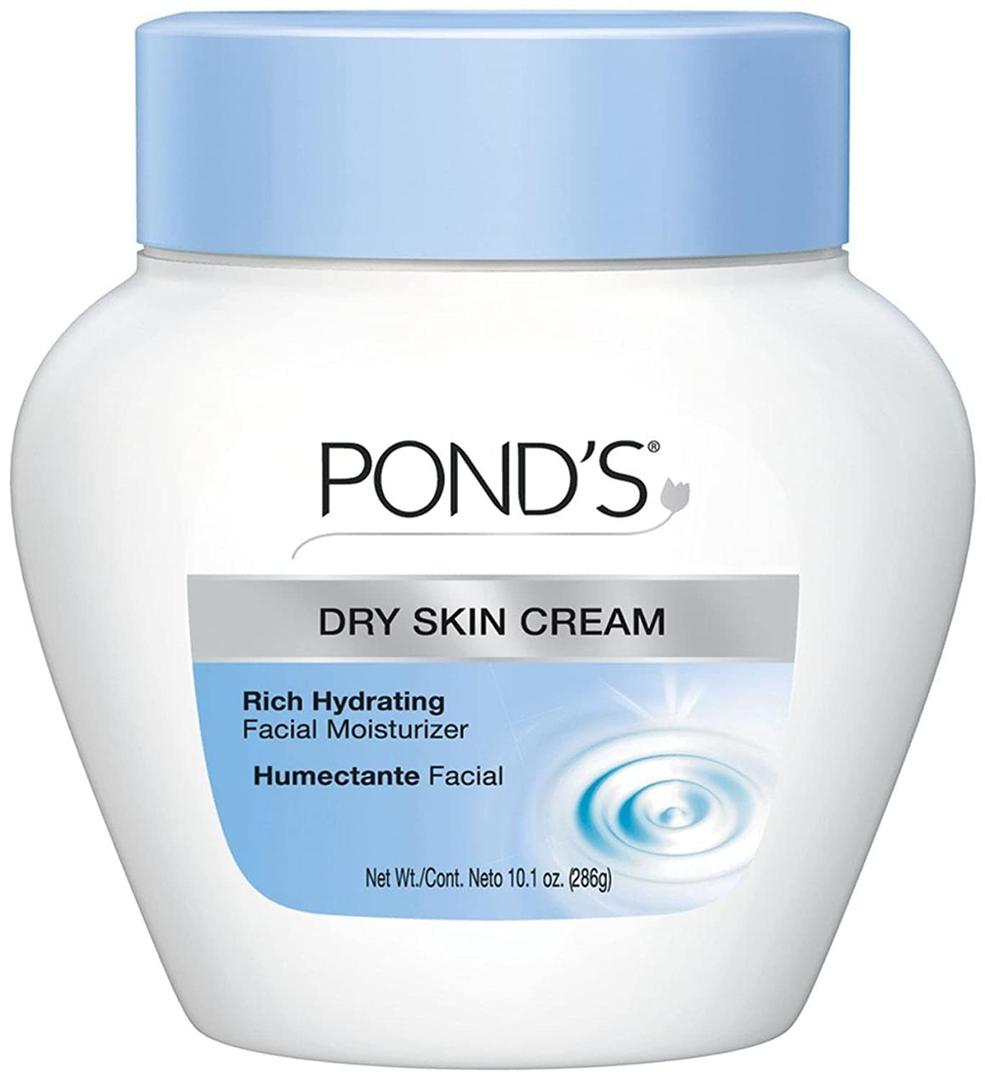 POND'S Dry Skin Cream, Face Moisturizer for Women, Daily Skin Care Facial Moisturizer Cream for Dry Skin 10.1 oz 1 Pack