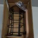 Metal 2-Compartment Coffee Cup Dispenser with Wood Base, Disposable Cup, and Lid Organizer for Countertop, Suitable for Gyms, Offices, Kitchens, Cafes（Black）