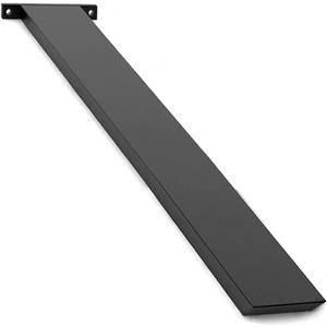 Hidden Island Countertop Support Bracket 1 Pack Black 24 Inch Heavy Duty Granite Countertop Bracket Iron Island Support Brackets for Granite Quartz Wood