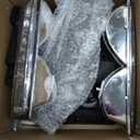 Nilight Headlight Assembly Compatible with 1994 1995 1996 1997 1998 Chevy Silverado Tahoe Suburban C10 C/K 1500 2500 3500 Replacement Headlamp Chrome Housing Clear Reflector