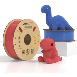 Creality Hyper PLA Filament Red+blue 2KG, Up to 600mm/s High Speed 3D Printer Filament PLA, No-Tangling Stronger Toughness Fit Most 3D Printers 