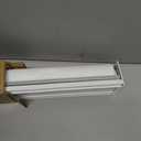 Persilux Free-Stop Cordless 100% Blackout Roller Blinds for Indoor Windows, Natural Woven Fabric UV Protection Privacy Thermal Insulated Roller Shades for Windows, Home, Office, Cream 35.5" W x 64" H