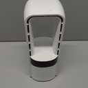 Desk Fan Bladeless, 120° Oscillating Fan Rechargeable, Quiet Fan with Night Light, Smart LED Touch Control, 4 Speed & 9H Timer, Small Table Fan, Auto Display Off, Ideal for Home, Office, Study Room