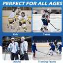 WIPHANY Hockey Stick Handling Training Aid Adjustable Hockey Stickhandling Trainer Suitable for On or Off Ice Portable Hockey Training Aid for Improving Puck Control Dangler