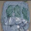 Wokceer 7.2FT Wedding Arch Cover Spandex Fitted Wedding Arch Stand Covers Round Top Chiara Arch Backdrop Cover for Birthday Party Ceremony Banquet Decoration Dusty Blue