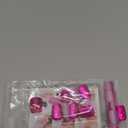 Hot Pink Press on Nails Short - Cat Eye Press on Nails Square for Women Gift, Natural Fit & Glossy Stick on Nails in 16 Sizes - 32 Reusable Soft Gel Fake Nails with Glue, Hot Pink