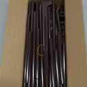 3 Tier Shoe Rack for Closet Shoe Organizer with 5 Hooks, Long Shoe Shelf Storage for Shoe and Boot Stackable Free Standing Shoe Rack for Entryway, Garage, Small Spaces, Dorm, Brown