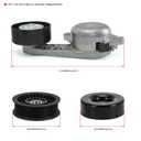 38274 Serpentine Belt Drive Kit Tensioner & Idler Pulley Fits for Ford Expedition F150 F250 F350 Lincoln Navigator Mercury Mountaineer Replaces 90K-38274A 6PK2605 ACK061025