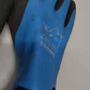 100% Waterproof Gloves for Men and Women, Winter Work Gloves for Cold Weather, Touchsreen, Thermal Insulated Freezer Gloves, With Grip, Blue, Medium